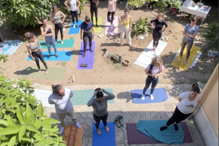 Yoga and Brunch at Beet-BotanicalGarden