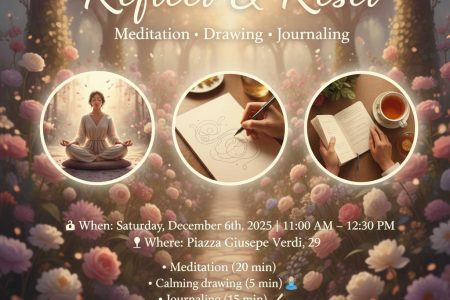 Reflect & Reset: Meditation, Drawing, Journaling