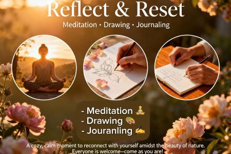 Reflect & Reset: Meditation, Drawing, Journaling Beet-Botanical garden