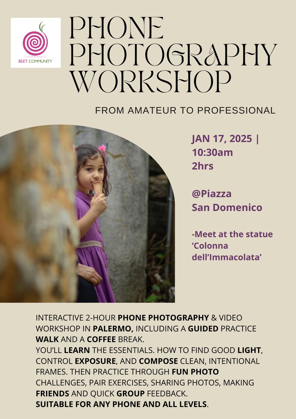 Iphone Photography Beet-Workshop